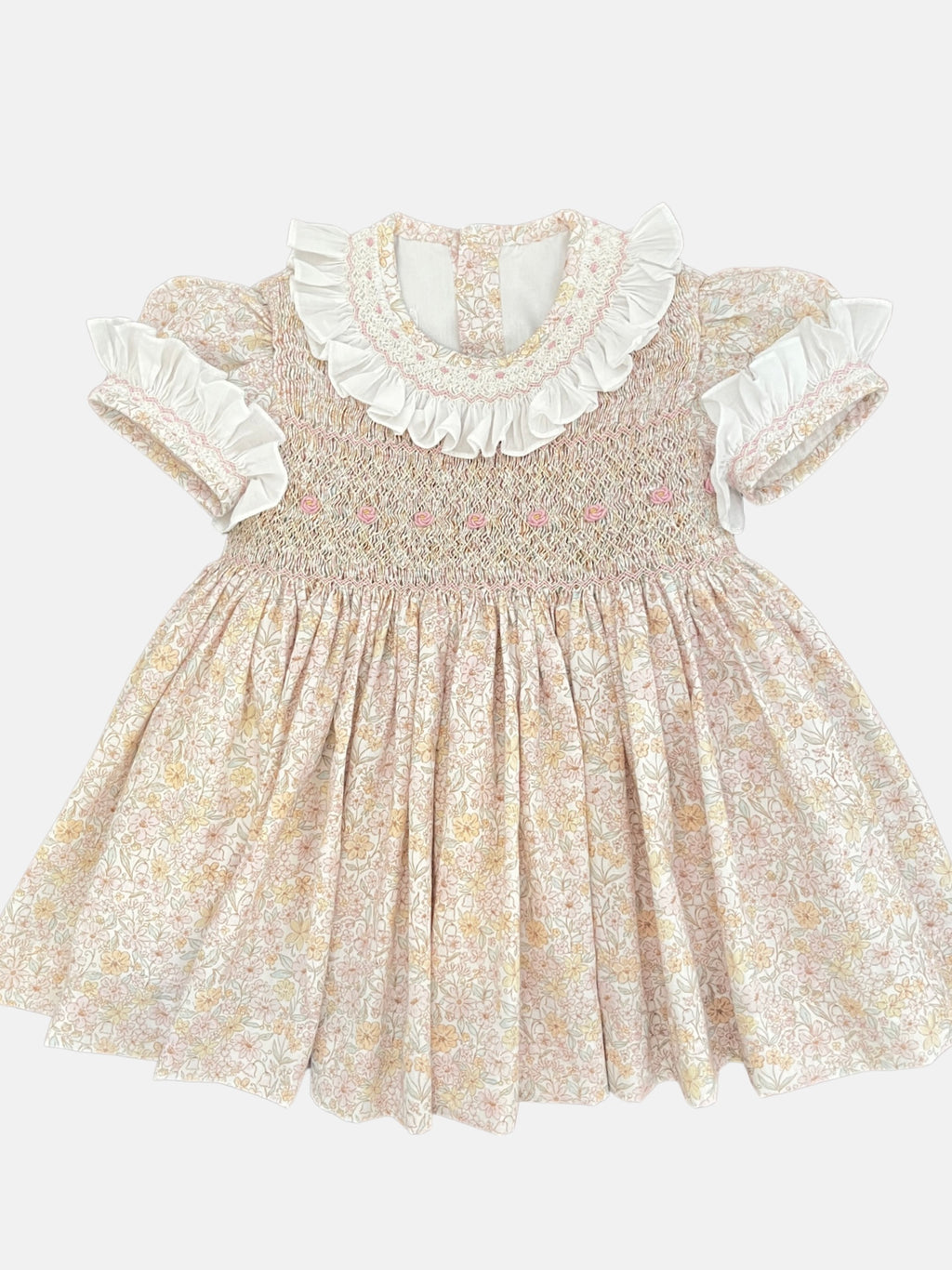 Vestido Clara en flores pastel