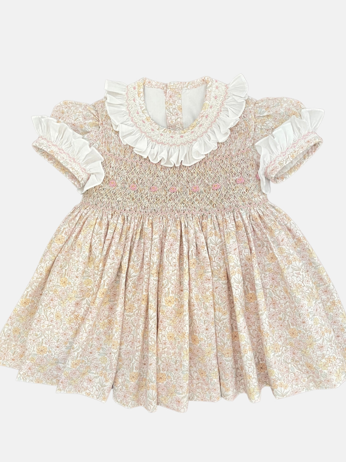 Vestido Clara en flores pastel
