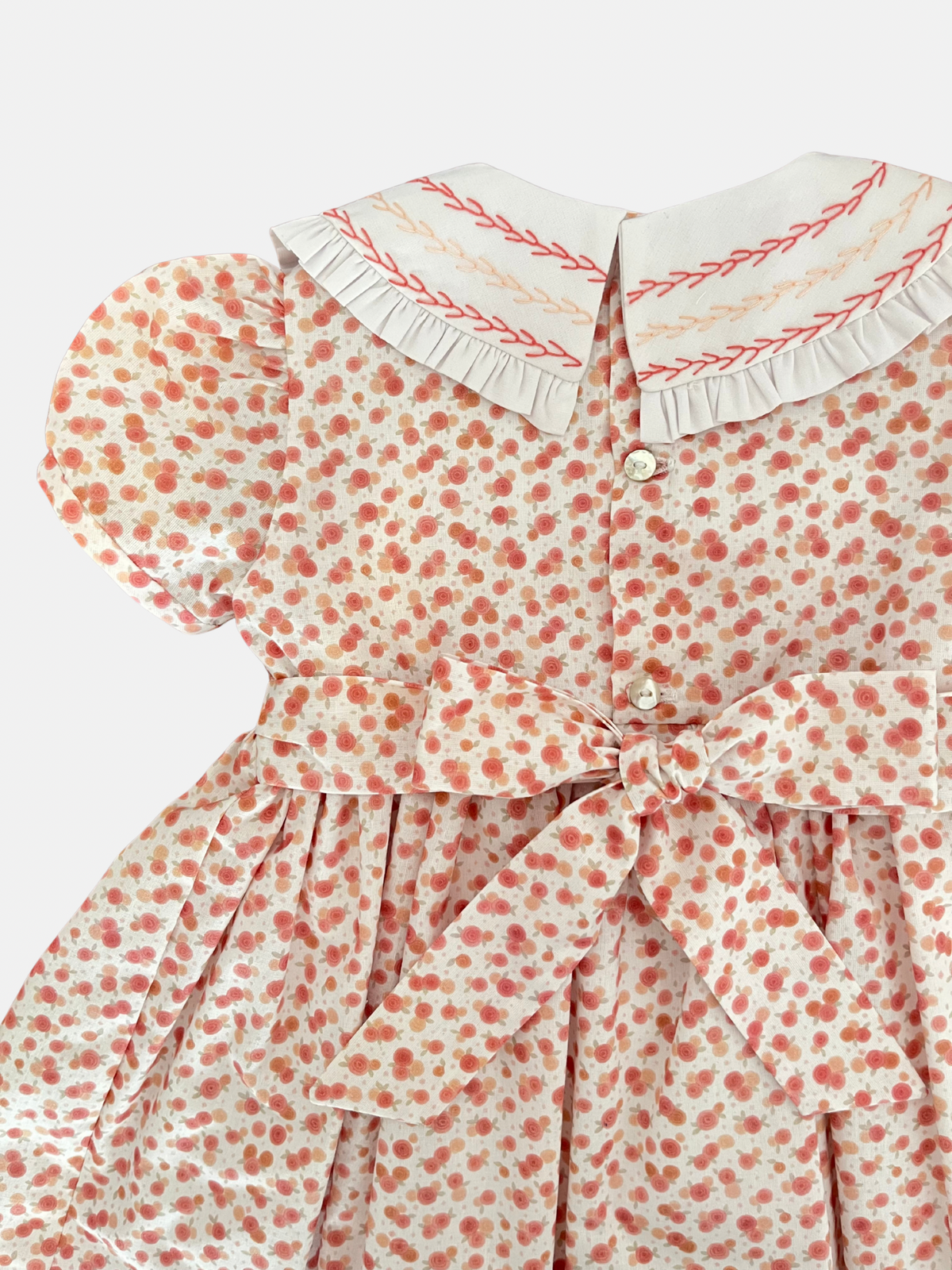 Vestido Laura en rosas