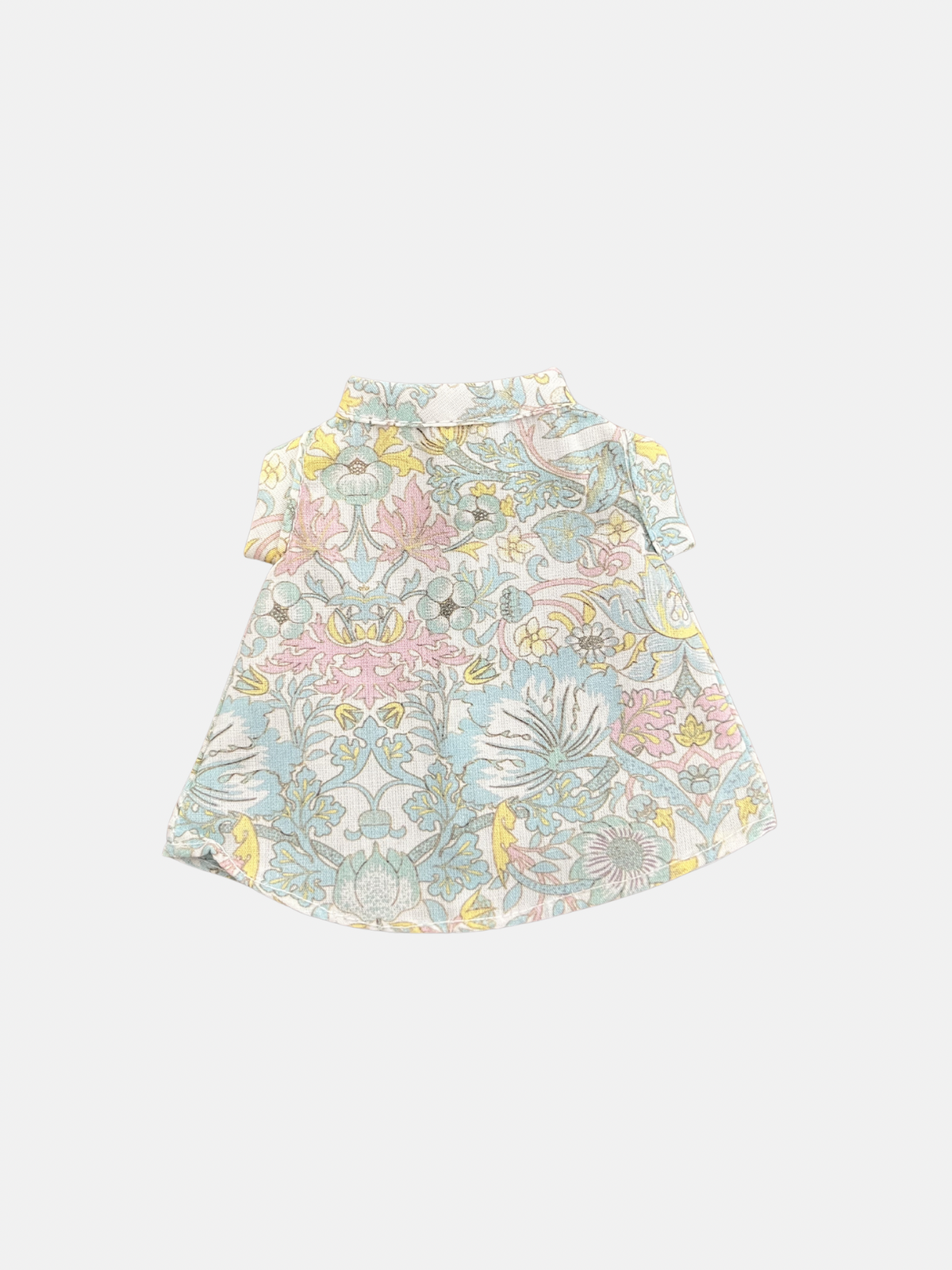 Vestido Bunny flores turquesa
