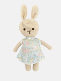 Bunny con vestido de flores turquesa