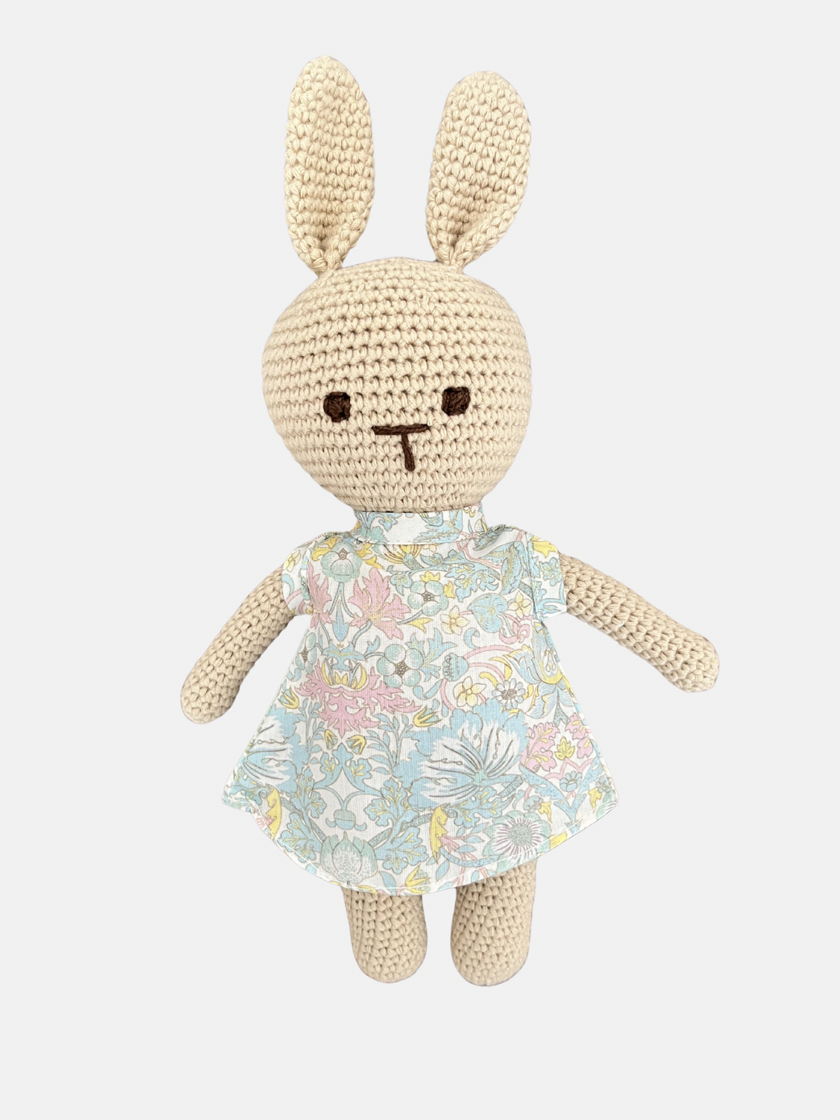 Bunny con vestido de flores turquesa