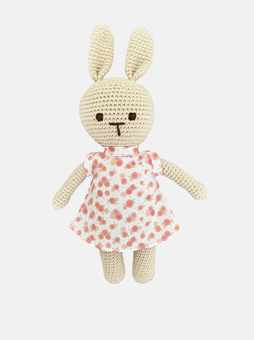 Bunny con vestido de rosas
