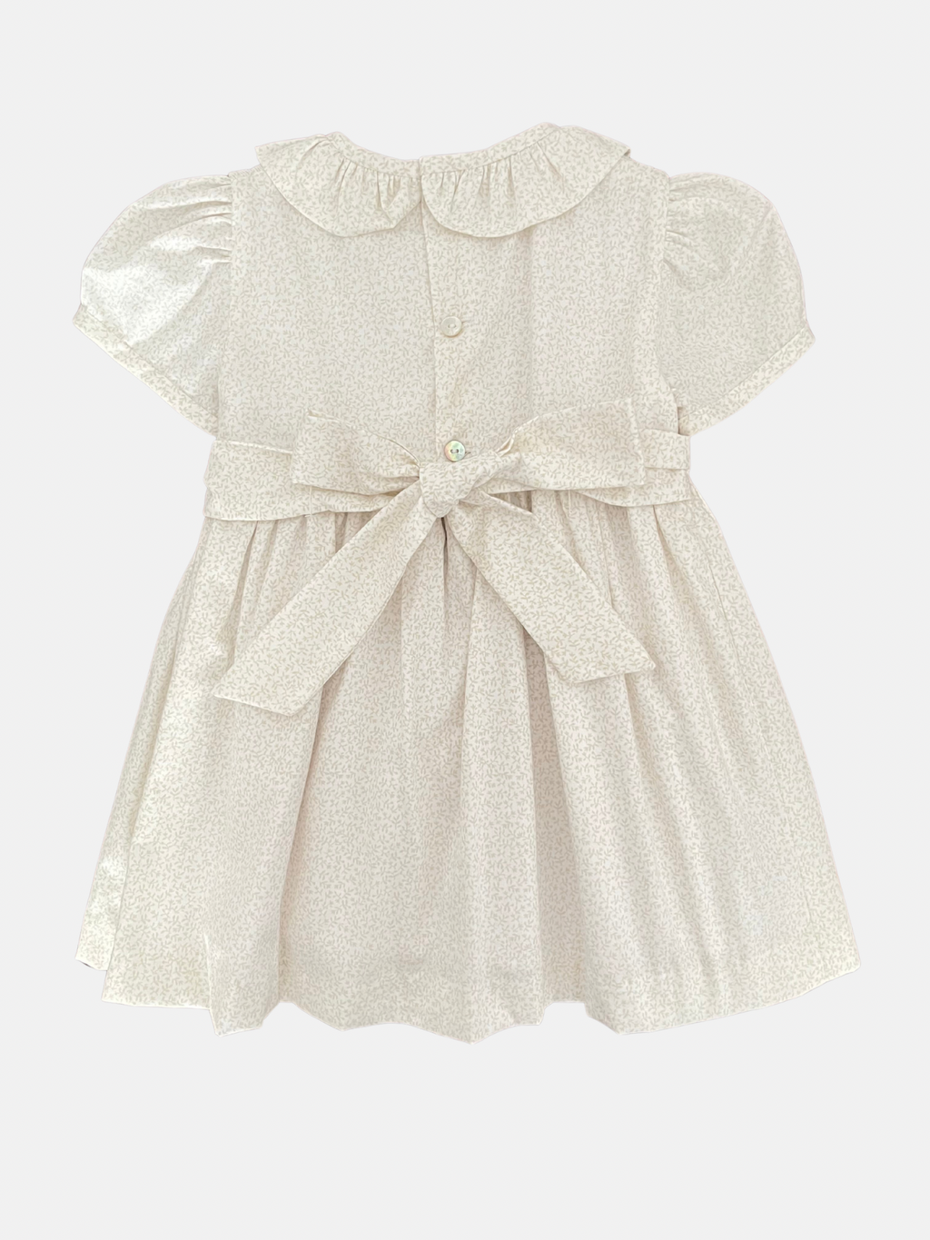 Vestido Ana en flores beige 2T