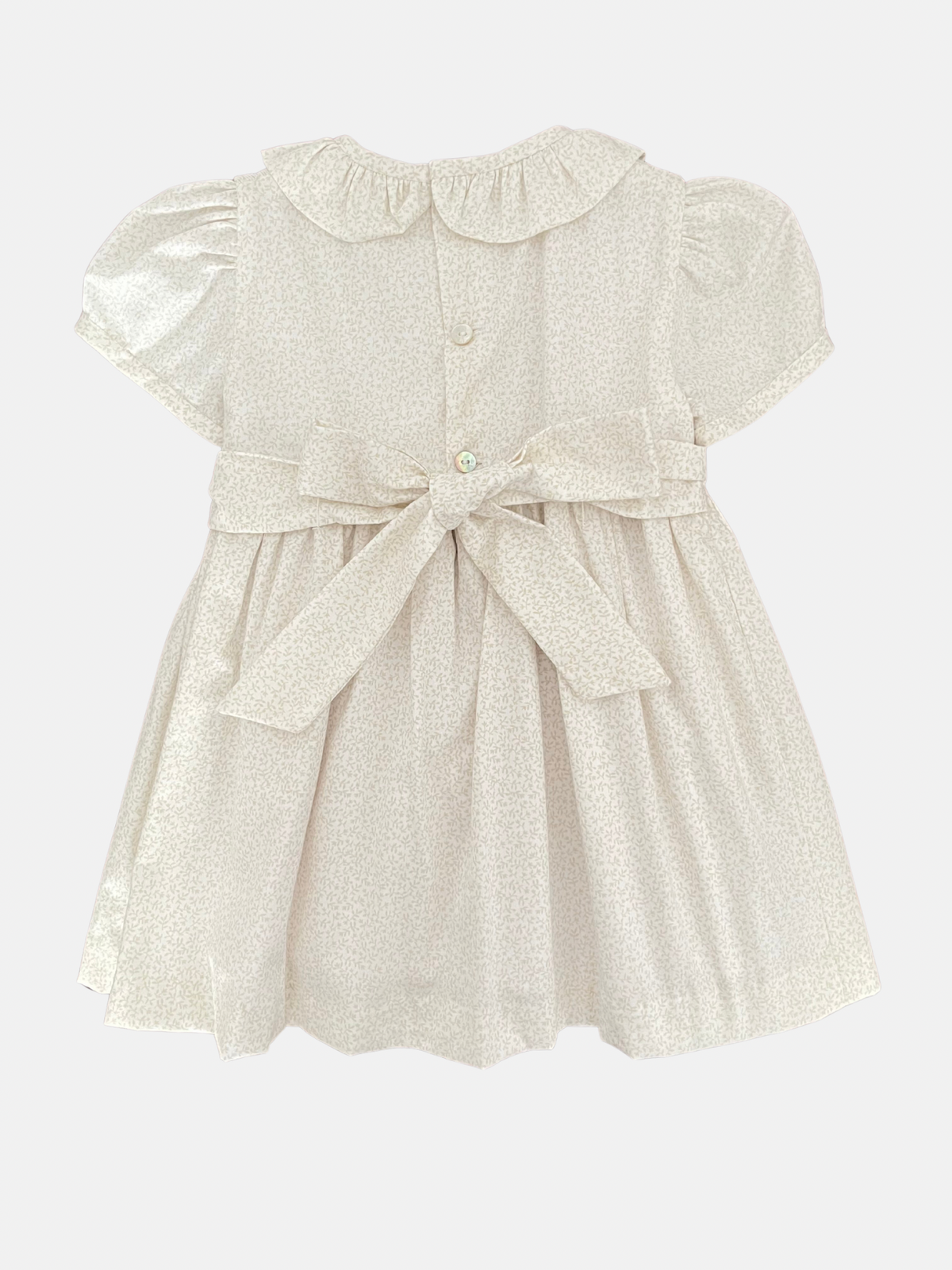 Vestido Ana en flores beige 2T