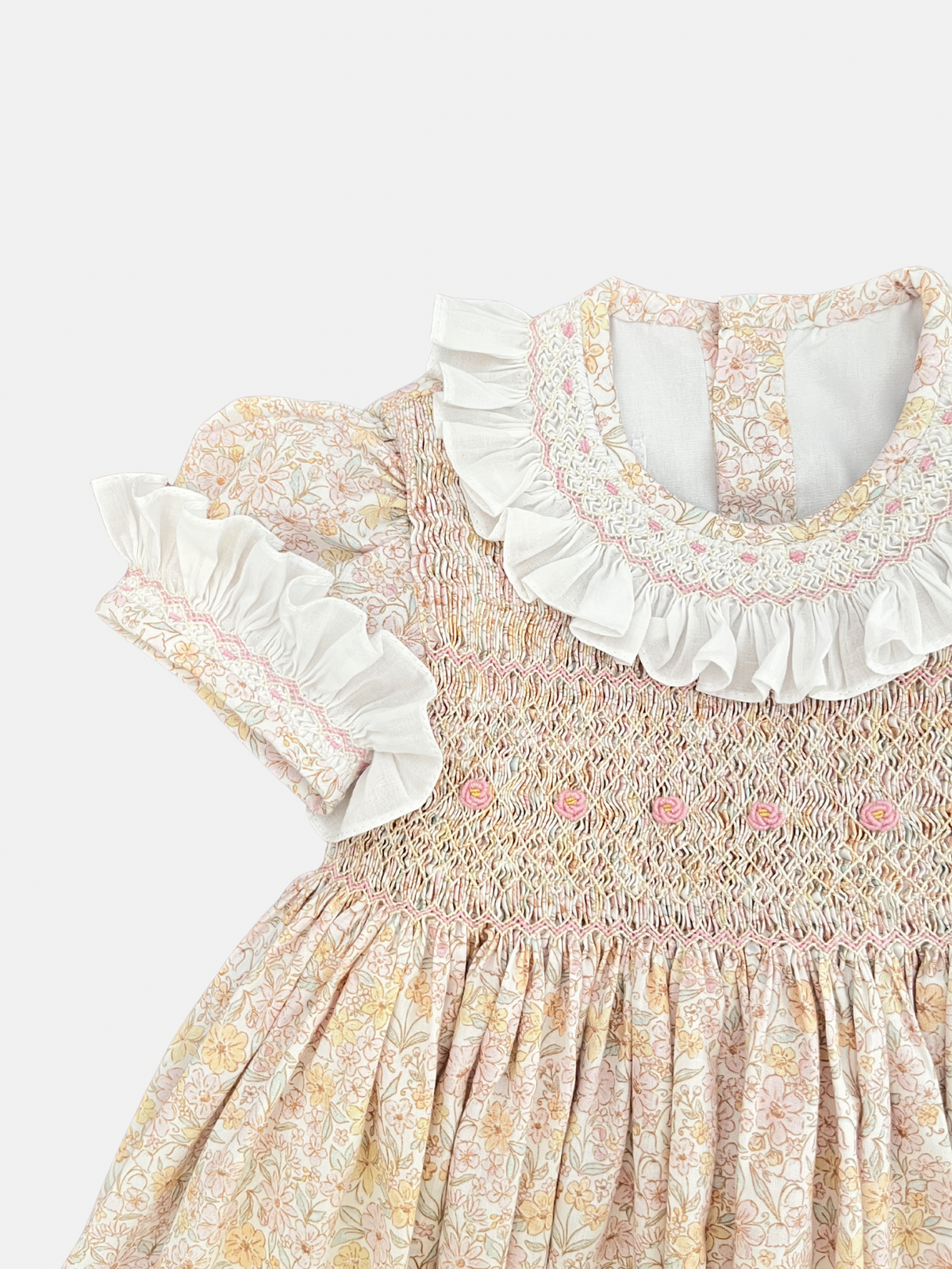 Vestido Clara en flores pastel