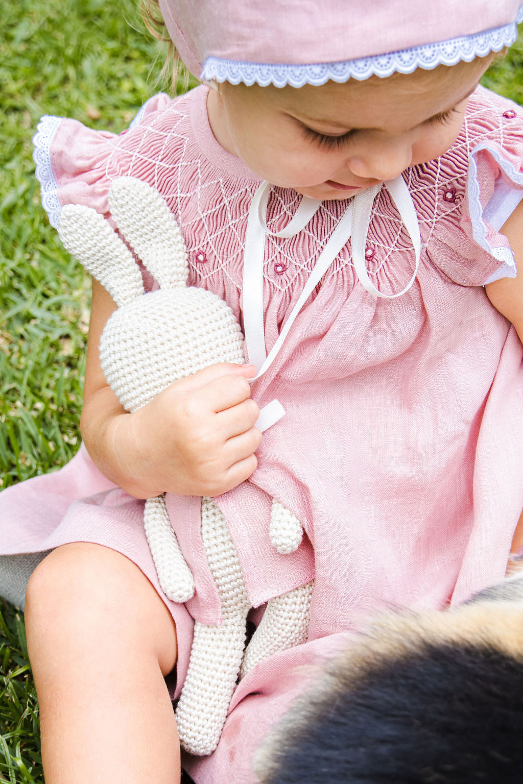 Bunny con vestido de flores