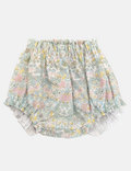 Cubrepañal para vestido Emilia en flores turquesa