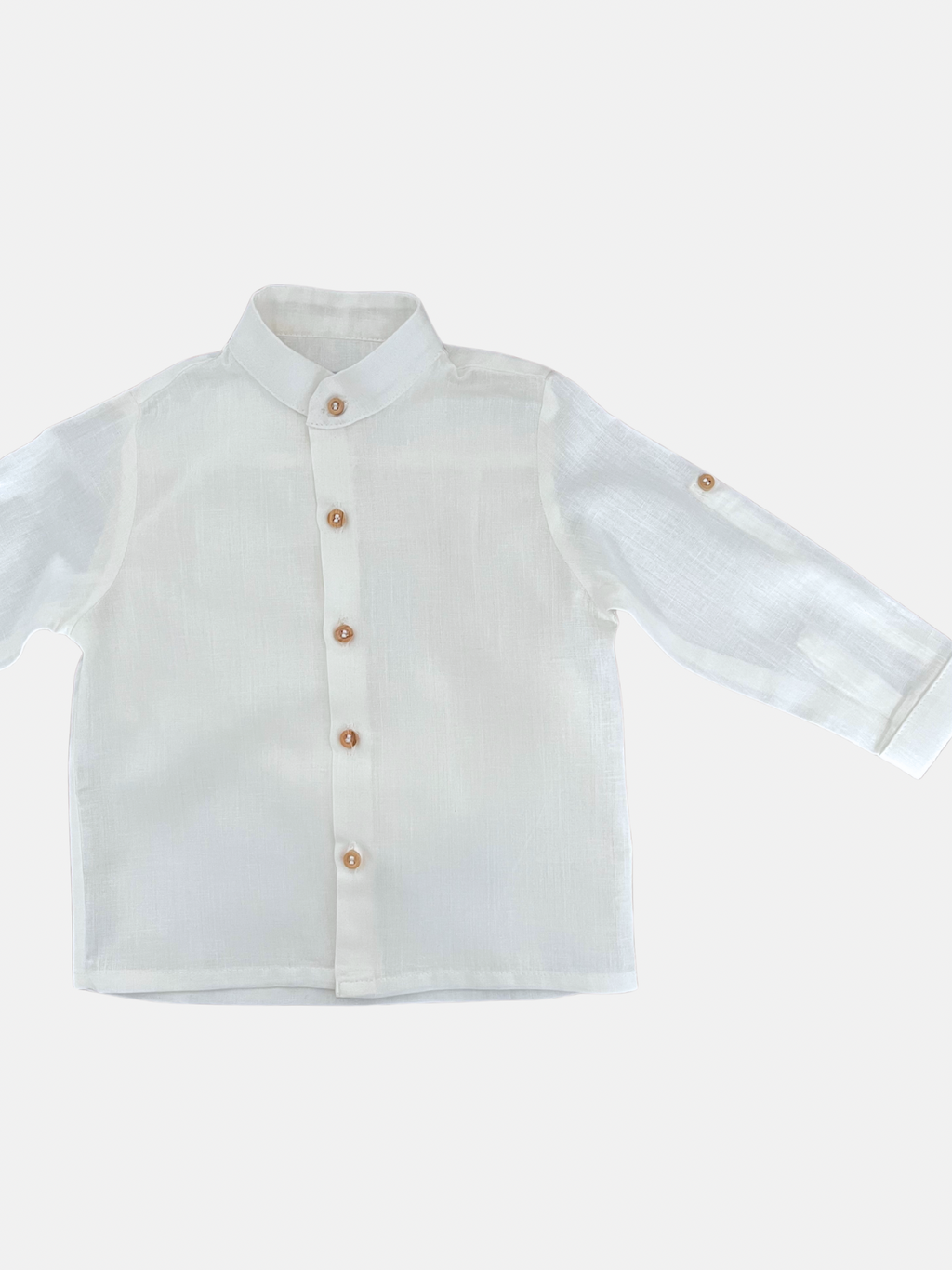 Camisa Manuel en Lino Blanco