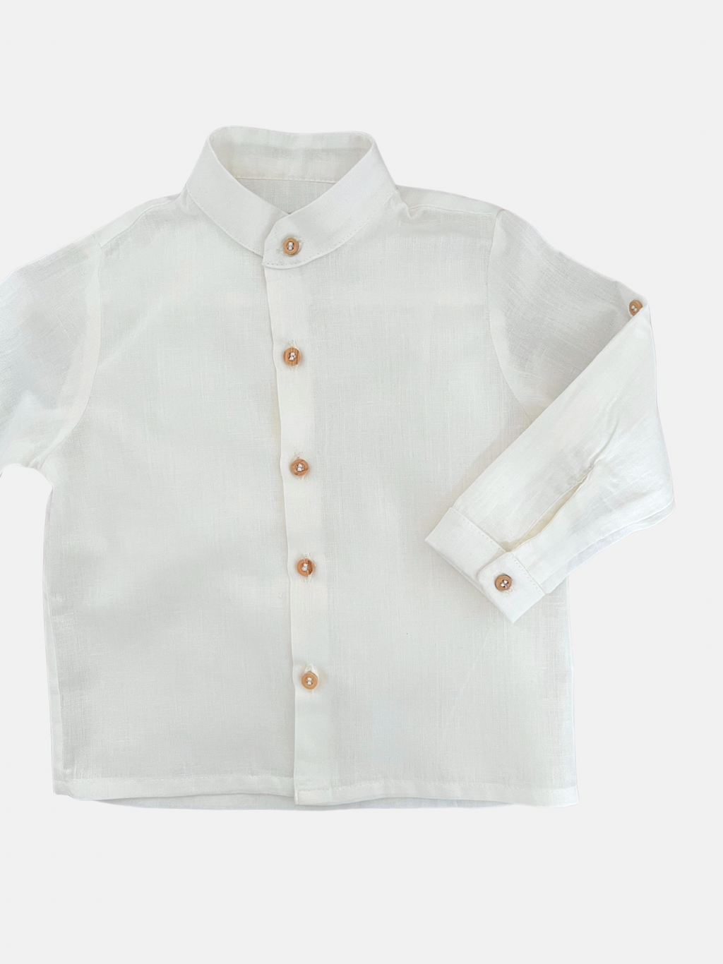 Camisa Manuel en Lino Blanco