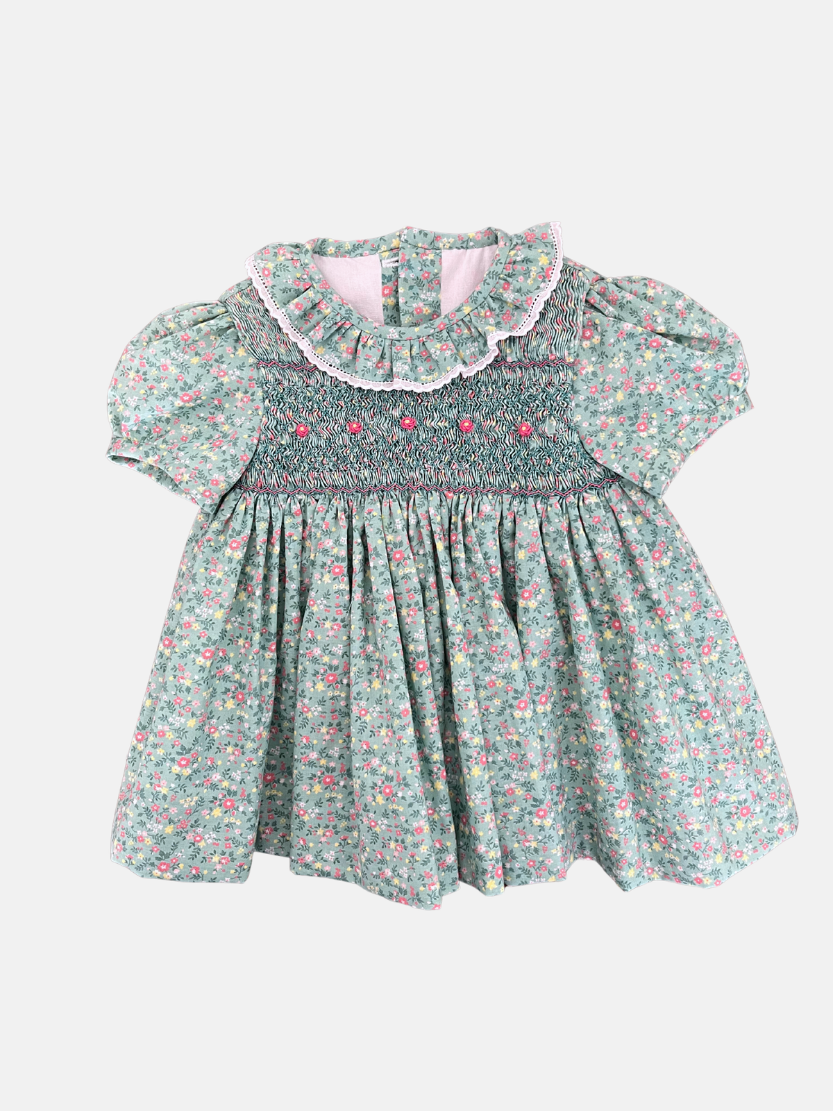 Vestido Ana en verde 6 meses