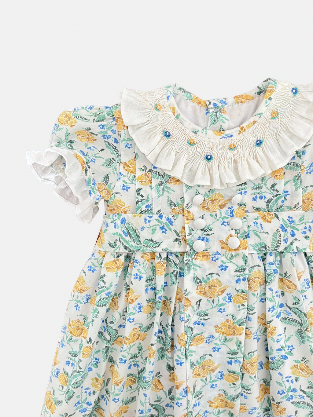 Vestido en flores amarillas 2T