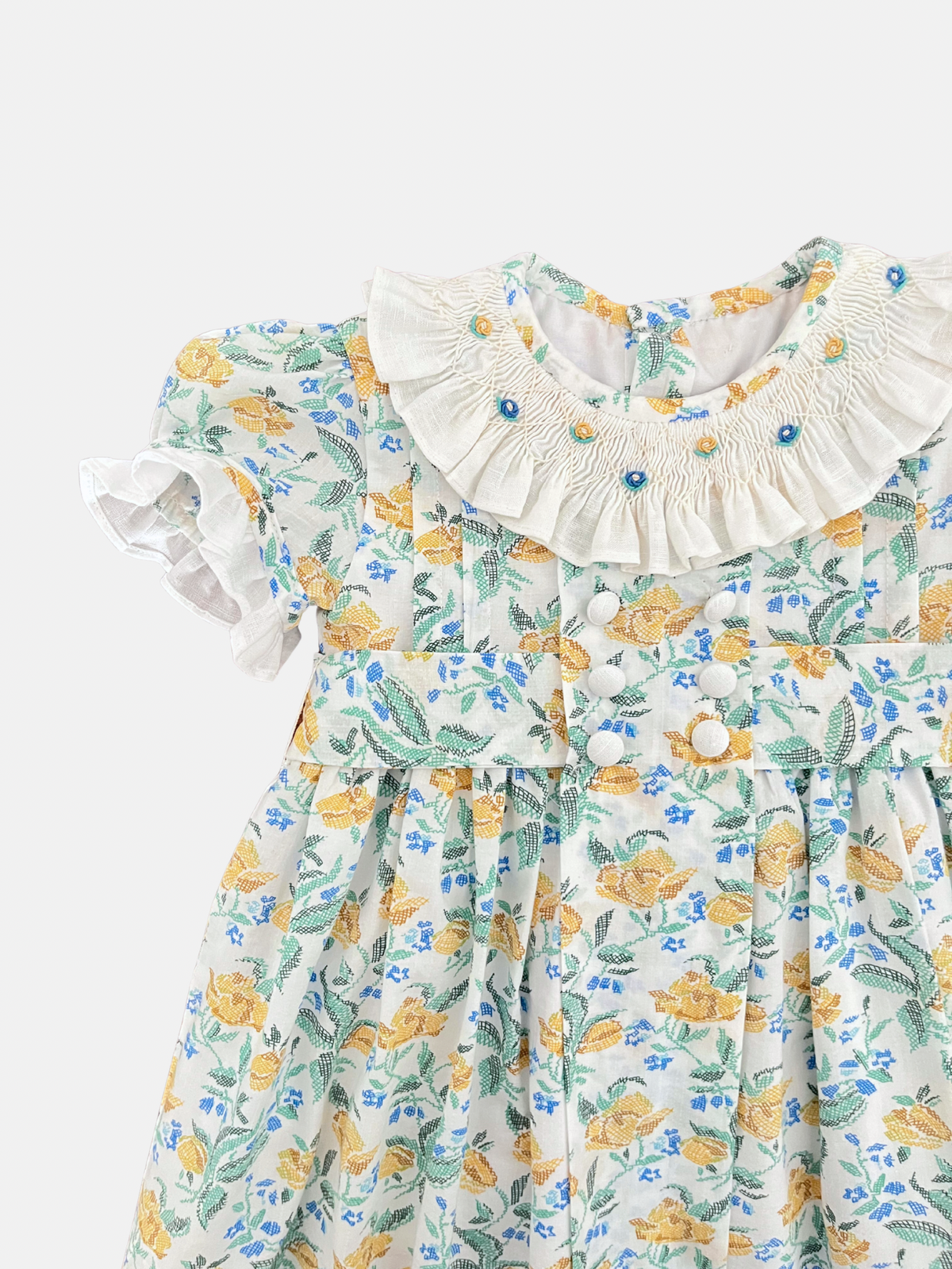 Vestido en flores amarillas 2T