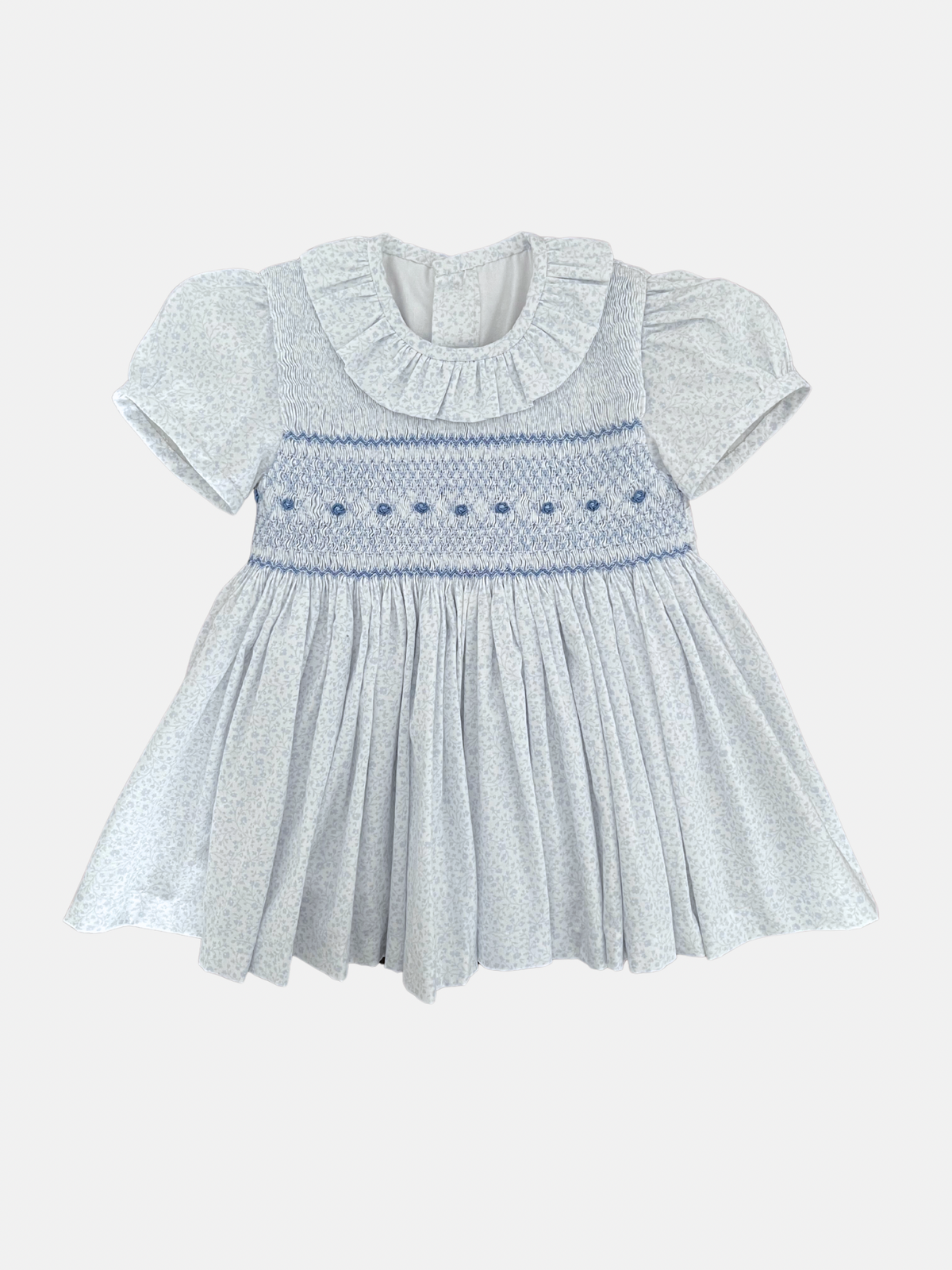 Vestido Ana en flores azules 18M