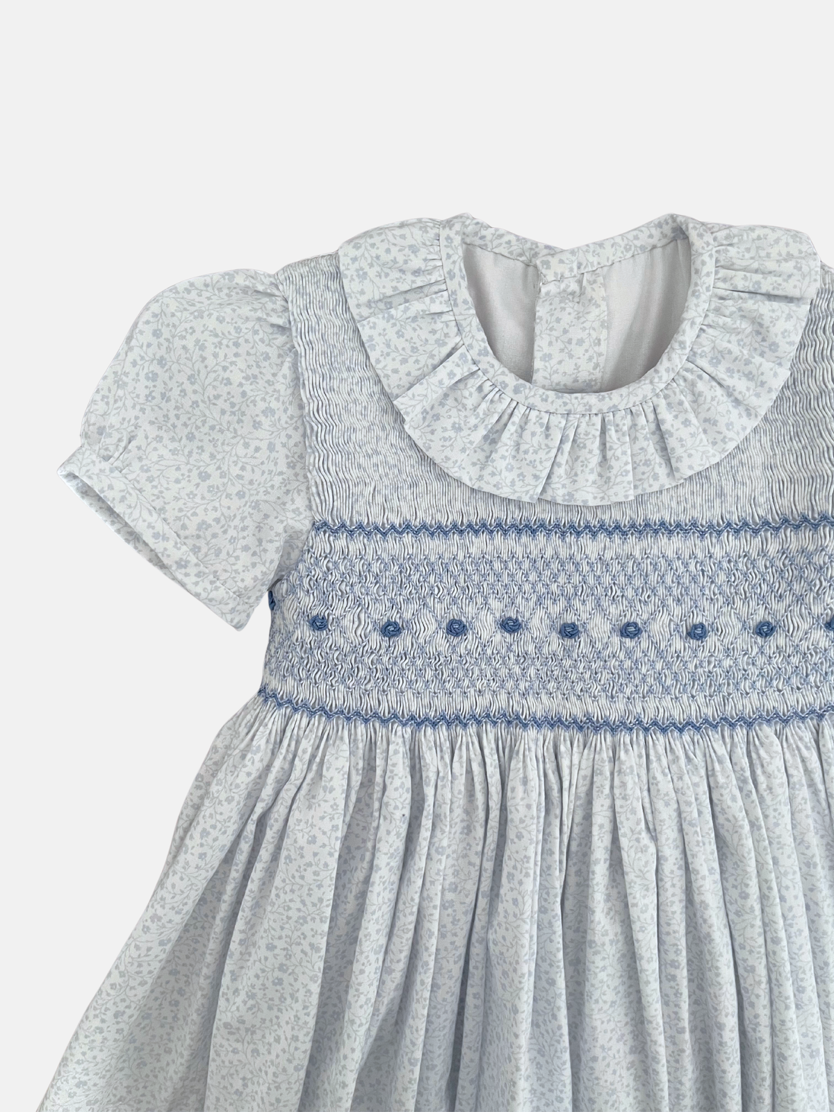 Vestido Ana en flores azules 18M