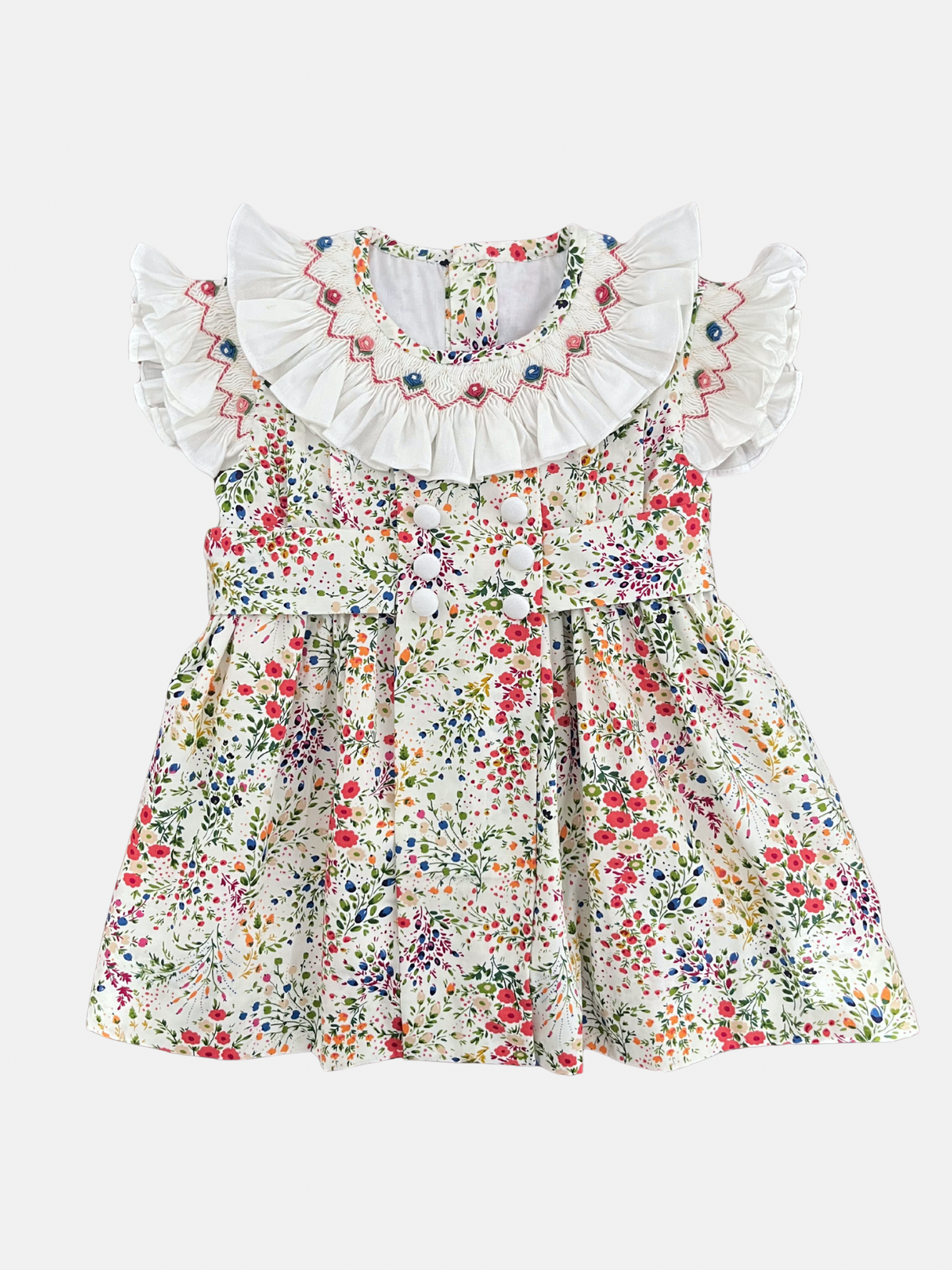 Vestido en flores 18M
